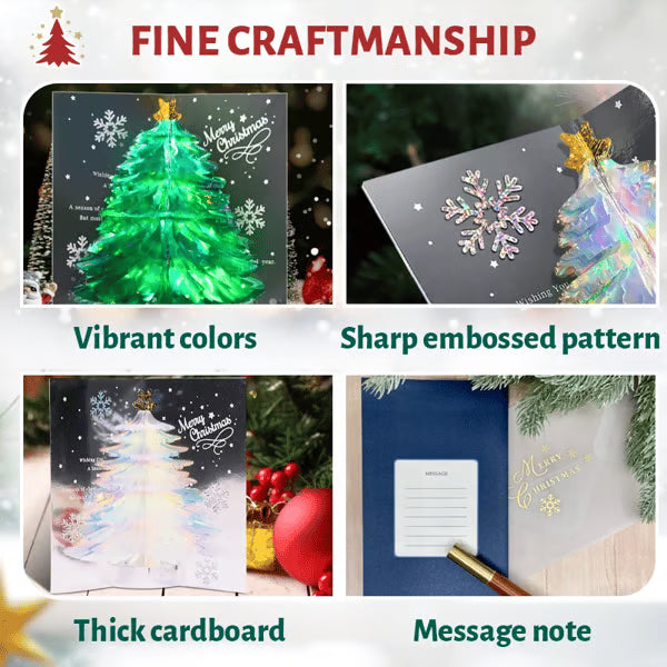 3D Christmas Handmade Cards