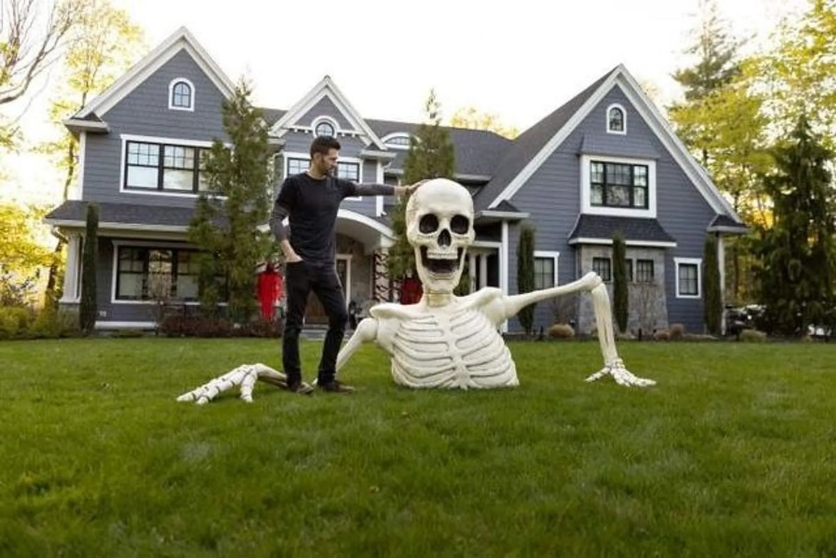 đHalloween Pre-sale 50% OFFđ„+FREESHIPPINGđ„âTowering Skeleton with LED Eyes & Haunting Soundsđ»