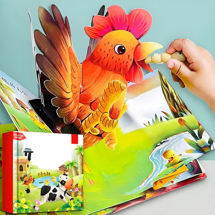 ✨【Kids' Animal-Themed Pop-Up Books】✨