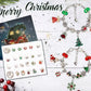 24 Pcs DIY Christmas Advent Calendar Bracelets Set