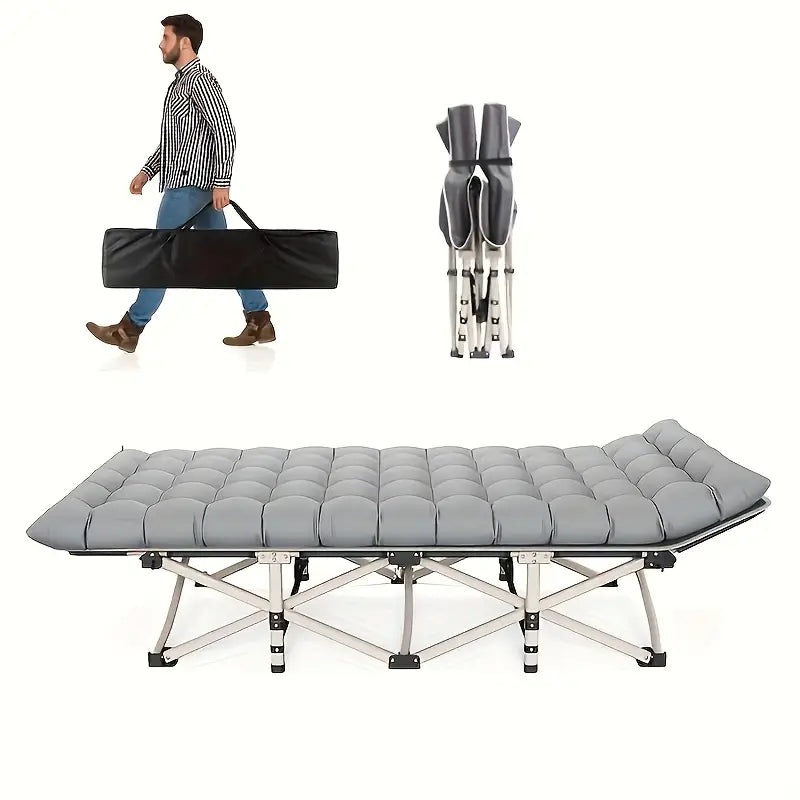 🔥HOT SALE-49% OFF🔥+🔥FREESHIPPING🔥 Metal Comfortable Outdoor Folding Bed