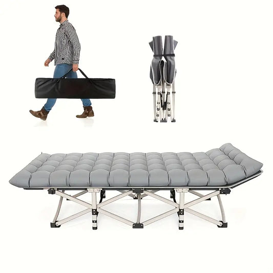 🔥HOT SALE-49% OFF🔥+🔥FREESHIPPING🔥 Metal Comfortable Outdoor Folding Bed