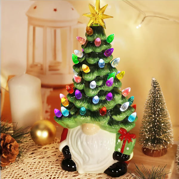 DIY Lighted Christmas Gnome Tree - Best Gift For Family