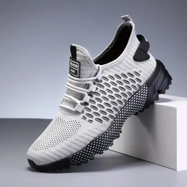 🔥Hot Sale - 60% OFF🔥Yellow High-Top Performance Athletic Sneakers - Breathable Mesh