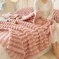 🔥2025 HOT SALE-49% OFF🔥+🔥FREESHIPPING🔥 Popular thickened rabbit plush nap blanket, flannel milk velvet cover blanket