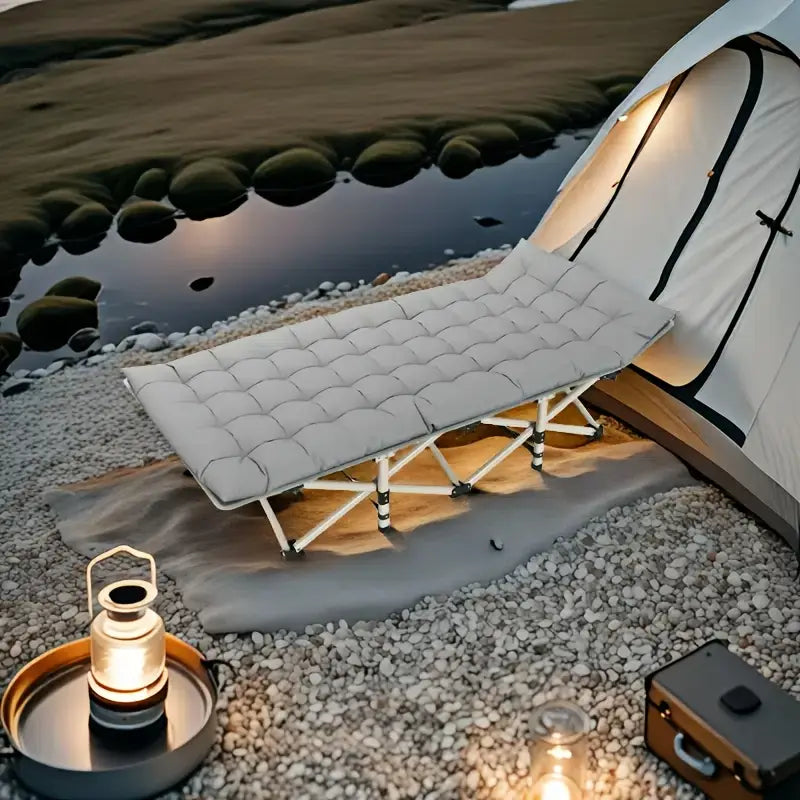 🔥HOT SALE-49% OFF🔥+🔥FREESHIPPING🔥 Metal Comfortable Outdoor Folding Bed