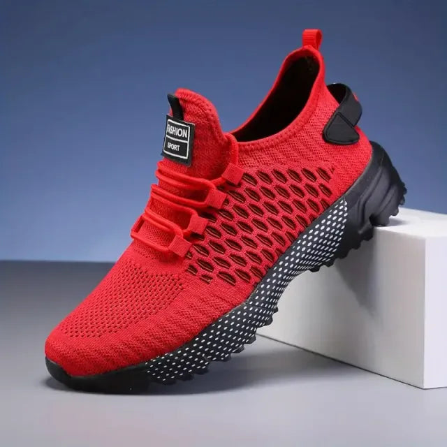 🔥Hot Sale - 60% OFF🔥Yellow High-Top Performance Athletic Sneakers - Breathable Mesh