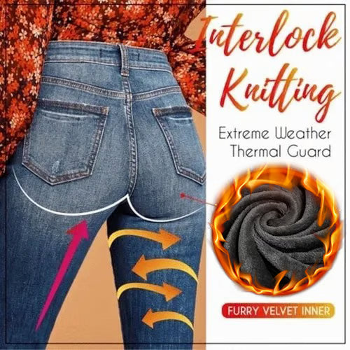 💖 Last Day Promotion 50% OFF🌹Thermal Fleece Denim Jeggings