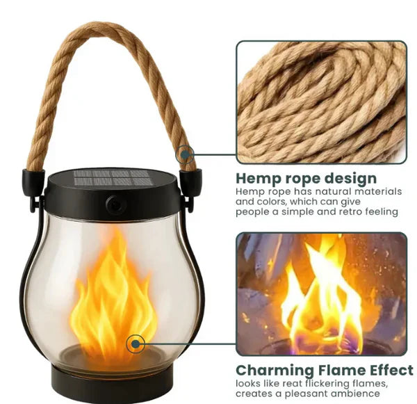 🎉Last Day Promotion 50% OFF 🔥 Solar Flame Lantern