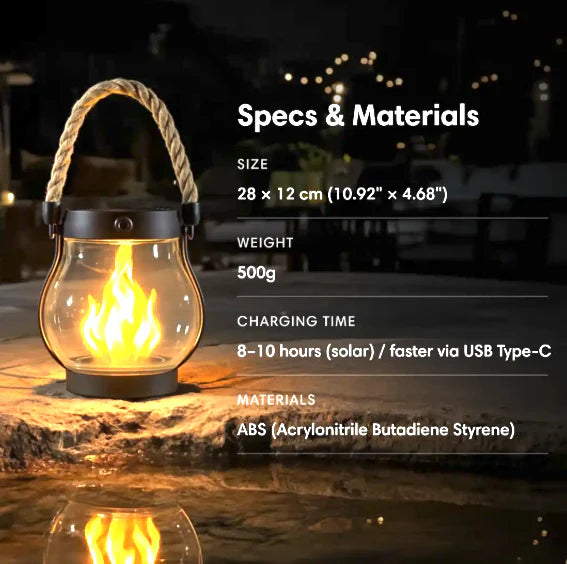 🎉Last Day Promotion 50% OFF 🔥 Solar Flame Lantern