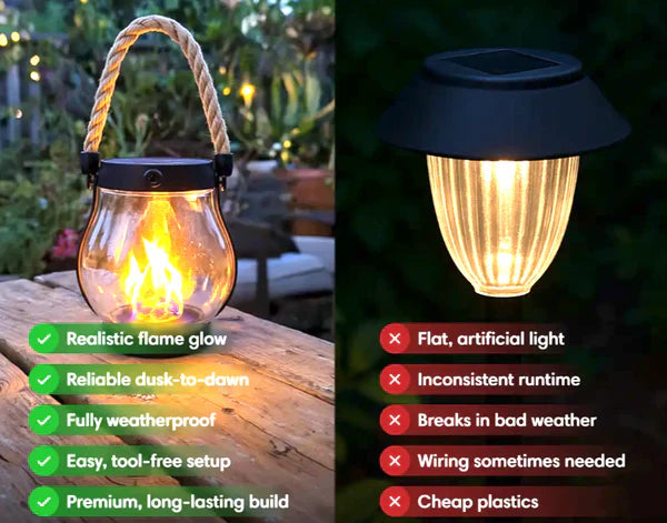 🎉Last Day Promotion 50% OFF 🔥 Solar Flame Lantern