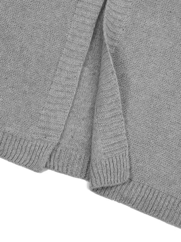 🔥Last Day Promotion 60% OFF +🔥FREESHIPPING🔥 Women's Plain Chunky Open Front Long Sleeve Hooded Knitting Cardigan