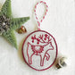 🔥 Hand Embroidery Christmas Ornaments kit