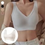 🔥HOT SALE🔥- Women's Ribbed Push Up Adjustable Wireless Bra