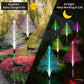 🎁🎄7 Color Changing Solar Christmas Trees Lights