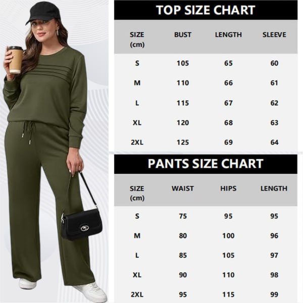 🔥LAST DAY 50% OFF✨Women’s Crew Neck Lounge Set – Soft Cotton Top & Drawstring Pants