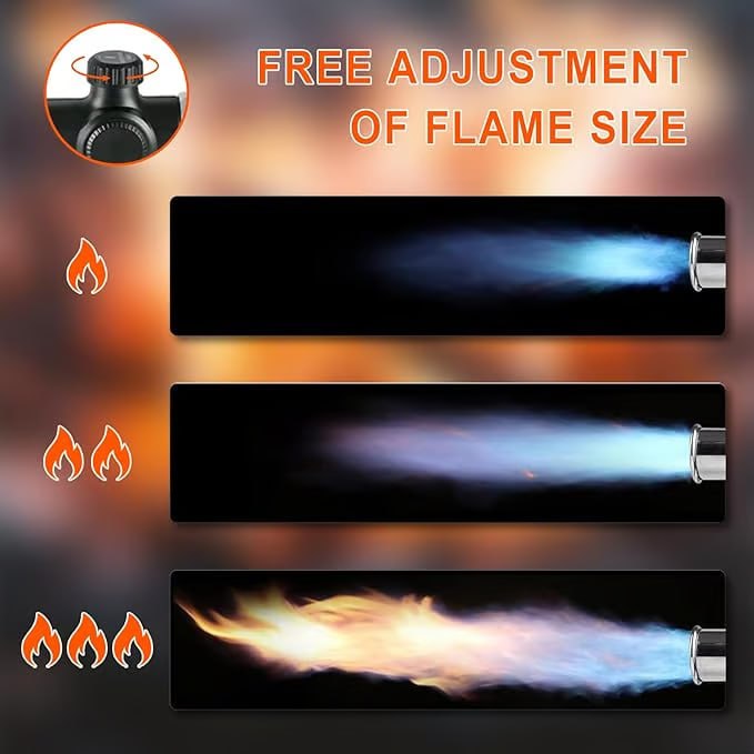 High-temperature torches for outdoor cooking and grilling