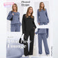 🔥LAST DAY 50% OFF✨Women’s Crew Neck Lounge Set – Soft Cotton Top & Drawstring Pants