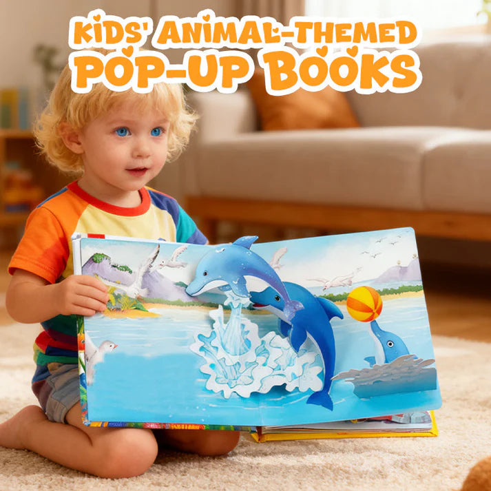 ✨【Kids' Animal-Themed Pop-Up Books】✨
